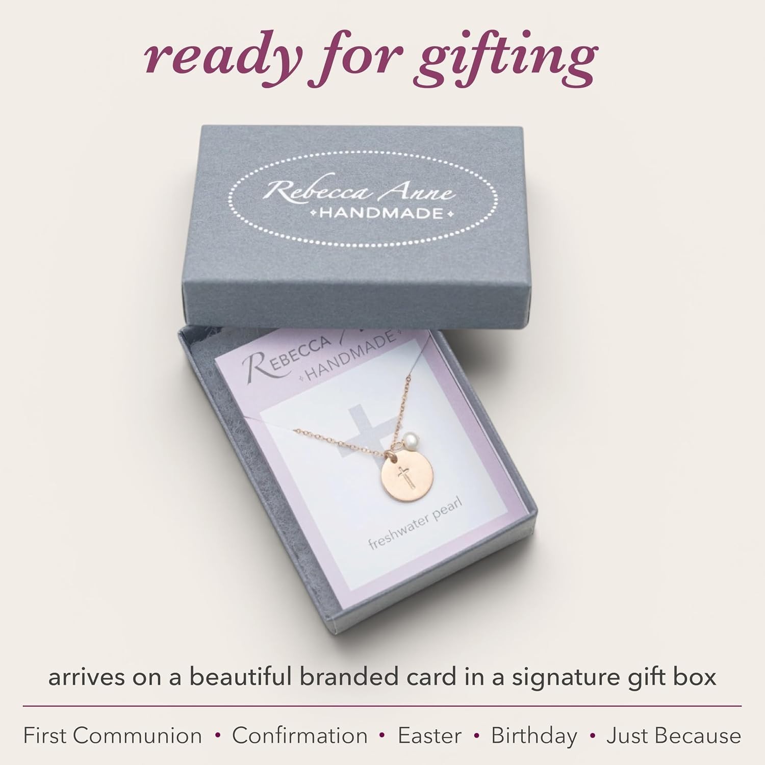 Elegant Gold-Filled Adjustable Cross Pendant Necklace with Freshwater Pearl