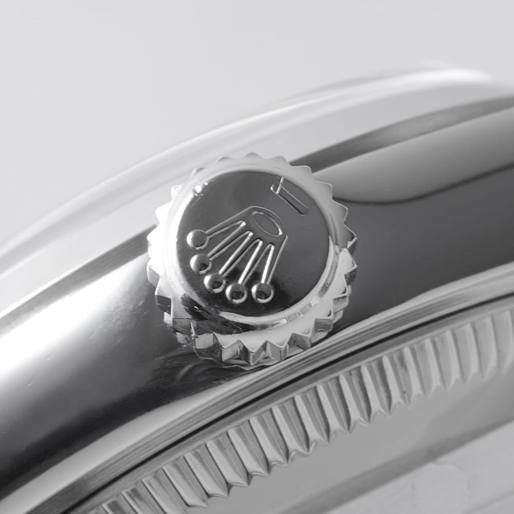 ROLEX Oyster perpetual 67180 blue 369 white bar U Number second hand Women