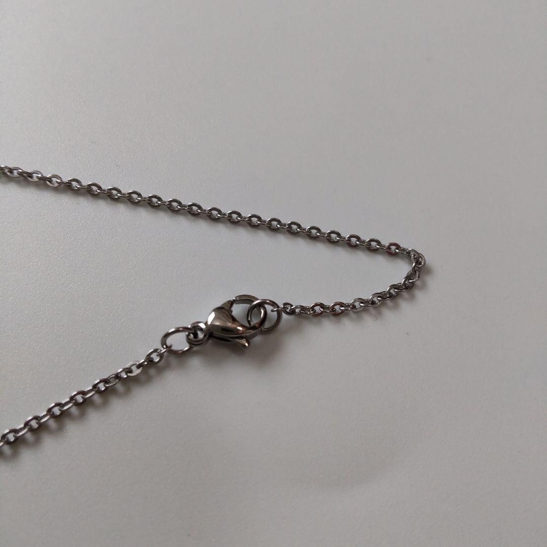 HERMES Pop H Mini Necklace Pink Silver Chain Pendant Logo from Japan
