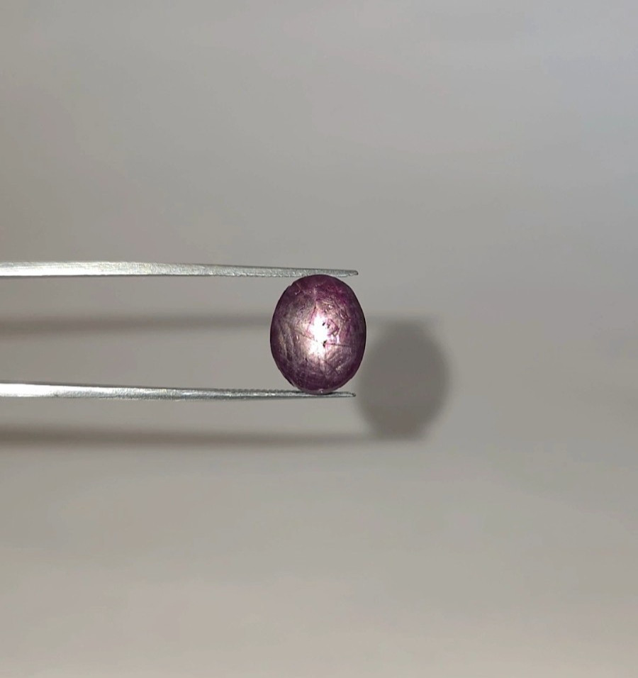 Natural 11.70 ct Star Sapphire Purple Oval Cabochon untreated loose gemstone