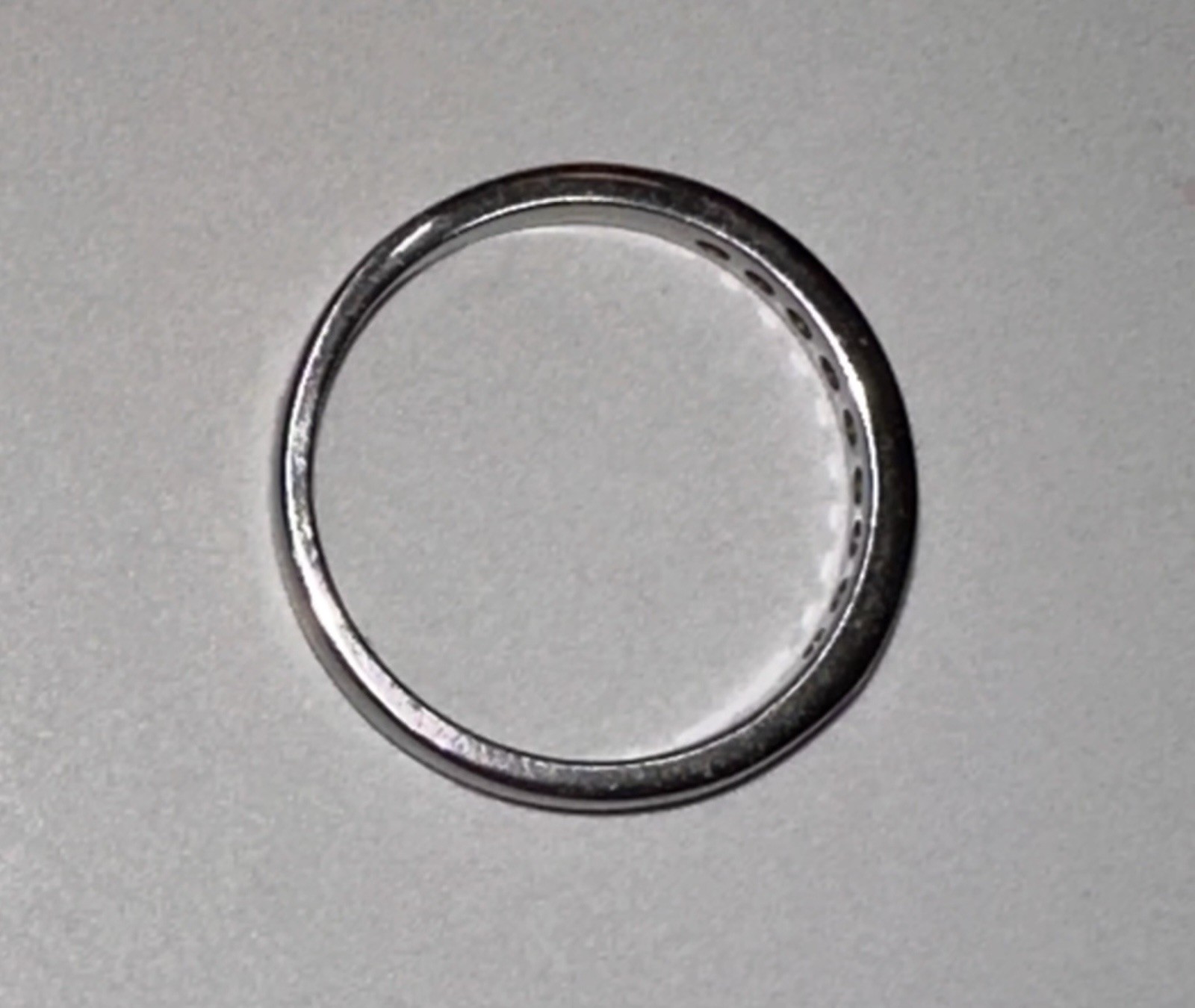 Artcarved Palladium 950 NATURAL .22CT DIAMOND WEDDING BAND RING 2.1G Sz 5