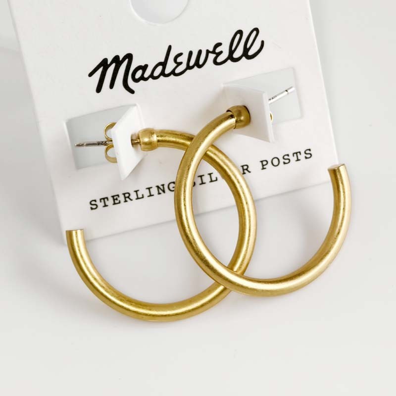 33mm MadeWell Minimalist Hoop Earrings Gift Retro Women Party Vacation Jewelry