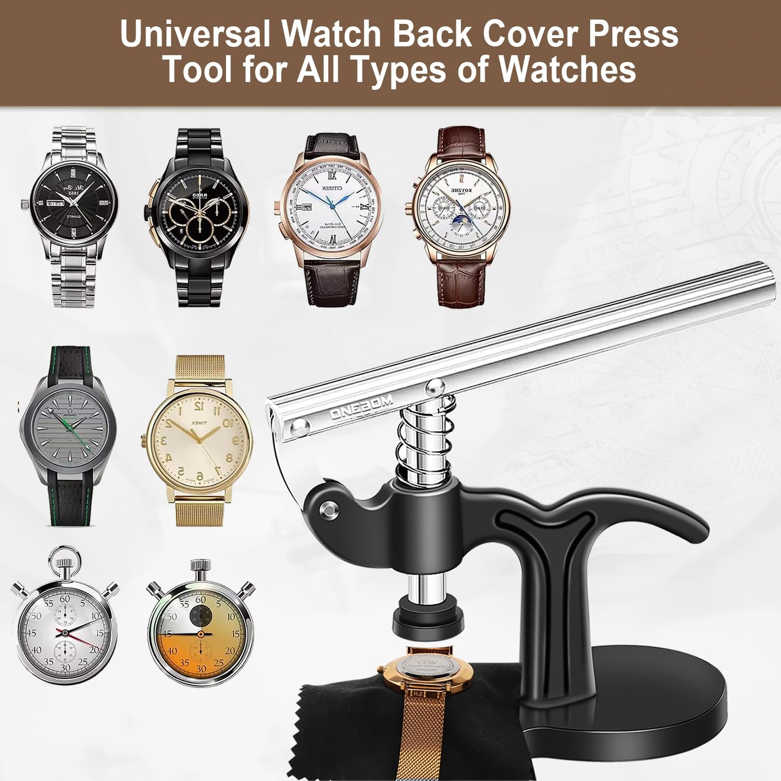 Watch Press Tool Set, Repair Kit Professional with SET, Set