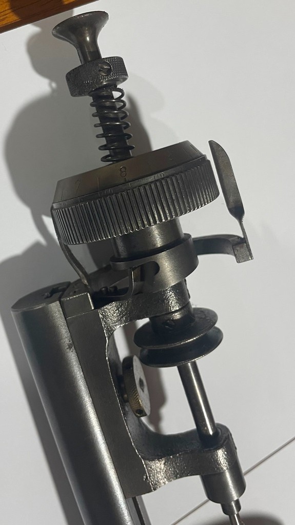 Very Old Watchmakers Lathe/Countershaft Driven WW Micro Drill, See Details Below