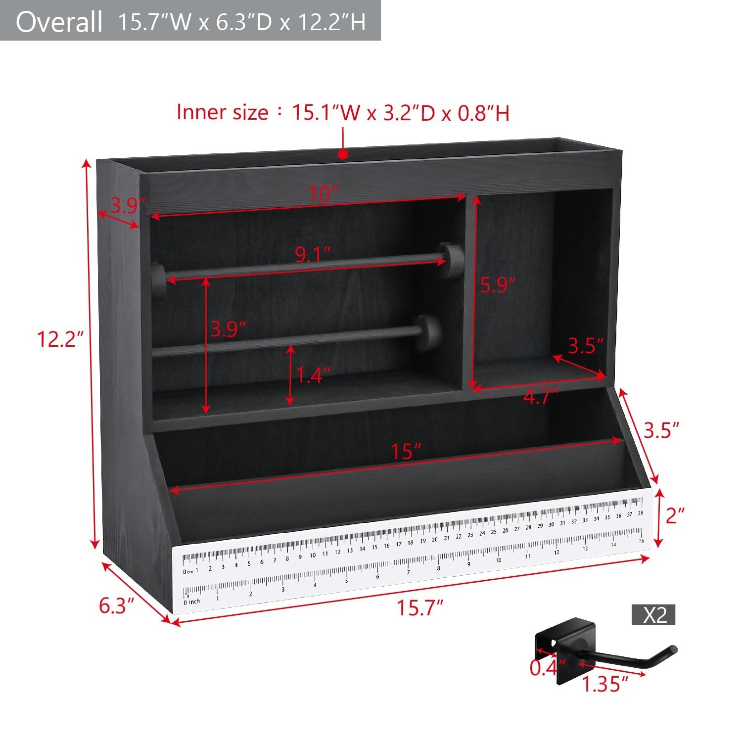 Jewelry and Craft Working Table Bench with measurement, organizes Tool