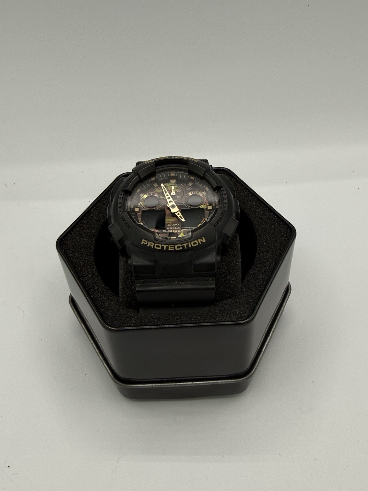 CASIO G-SHOCK GA-100CF Camouflage Unisex Watch W/ Box *Needs Battery*