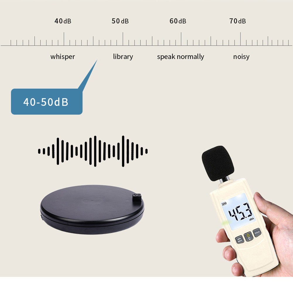 45CM/17.7in Motorized Rotating Display Stand Display Base 360°Rotatable Ele YNHJ