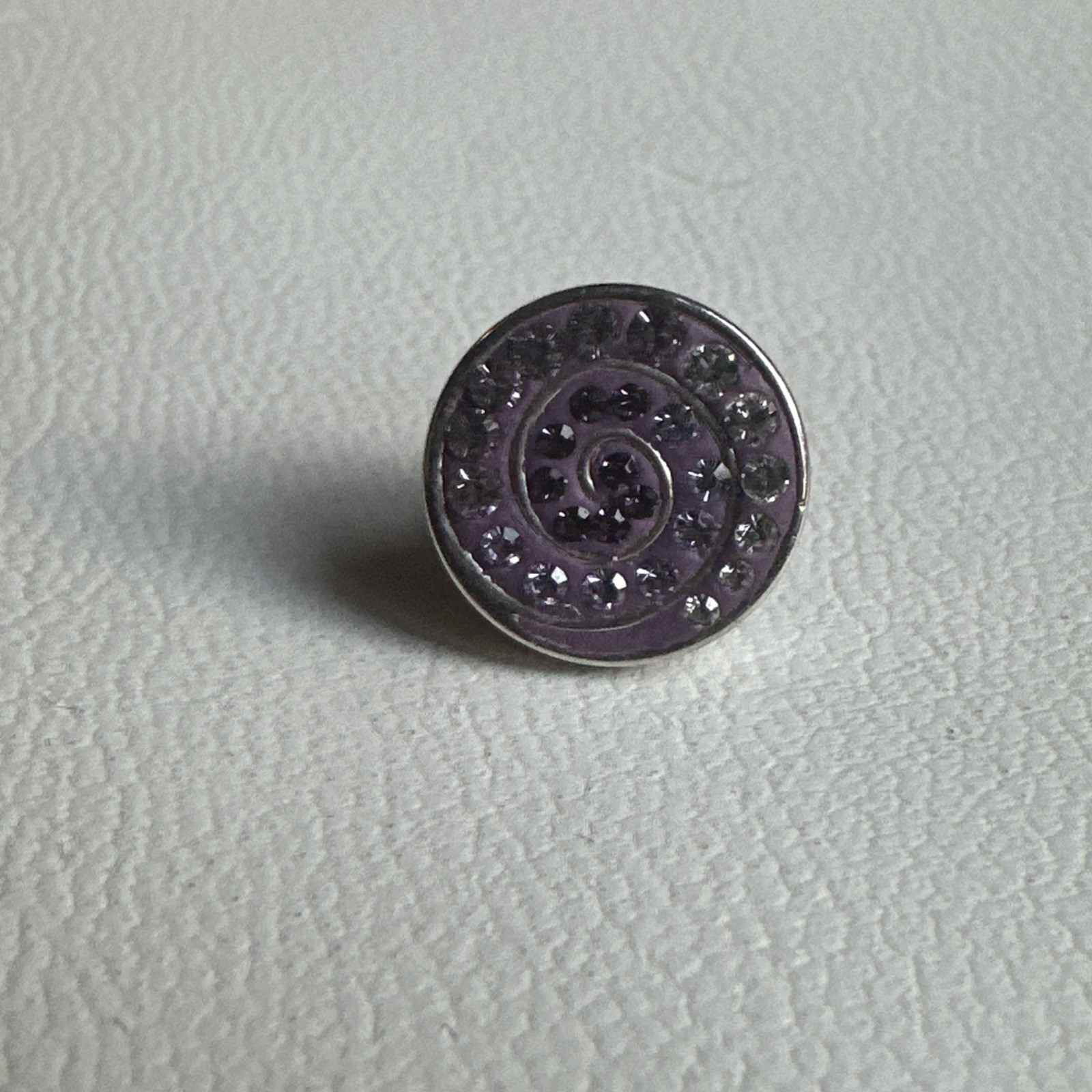 Authentic Kameleon Jewel Pop .925 Sterling Silver Purple Spiral KJP318 Pop