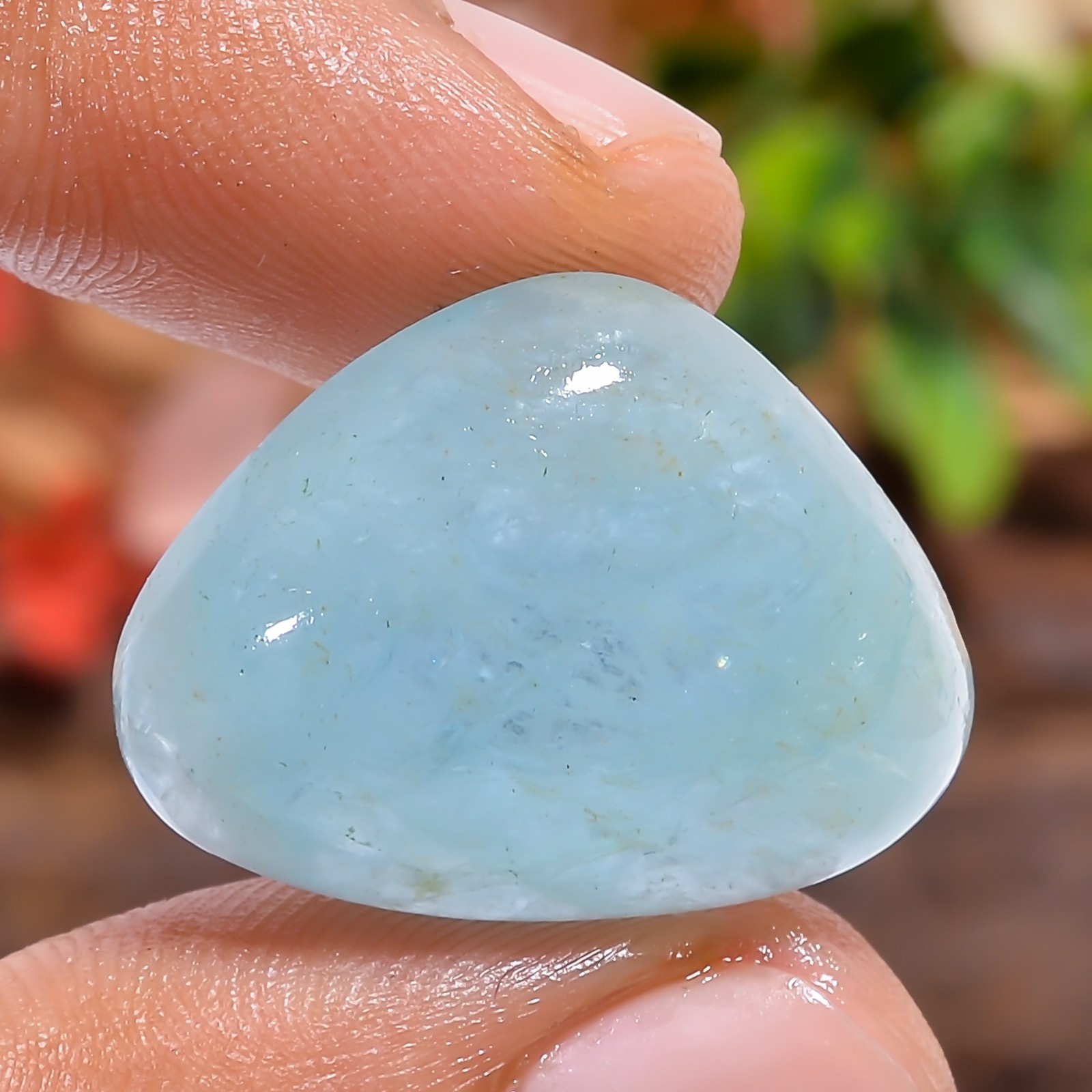 Aquamarine 26Ct 24X18X8mm Fancy Aqua Loose Gem
