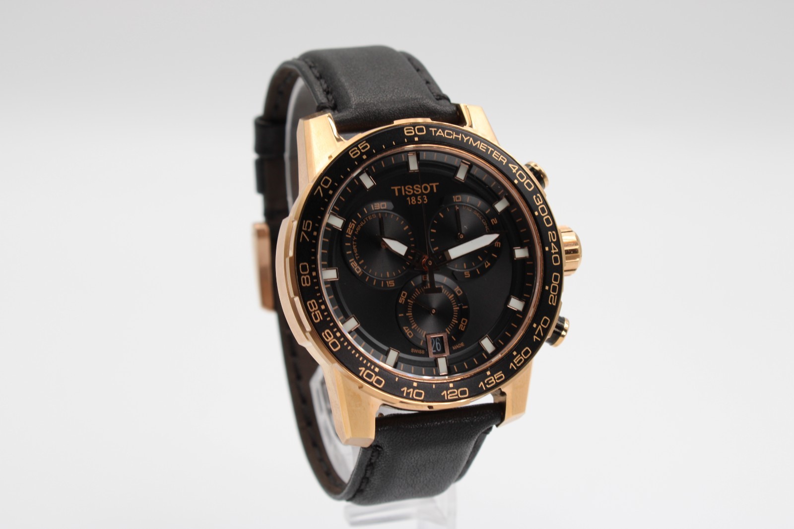 TISSOT Supersport Chrono T125.617.36.051.00 Black Dial Men’s Watch 45.5mm
