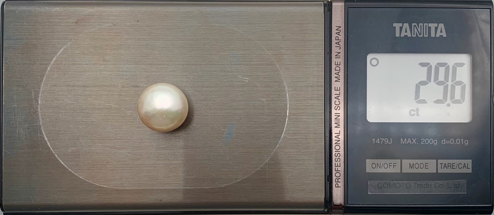 Big 16.0mm Round Champagne South Sea Loose Pearl Undrilled, High Luster