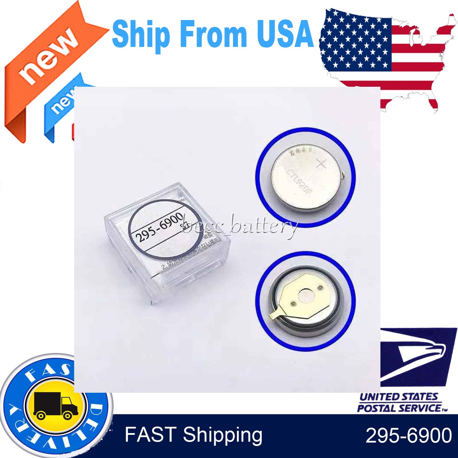 Battery 295-6900 For Citizen Eco-Drive CTL920F E210 E310 E600 E610 E650 E670