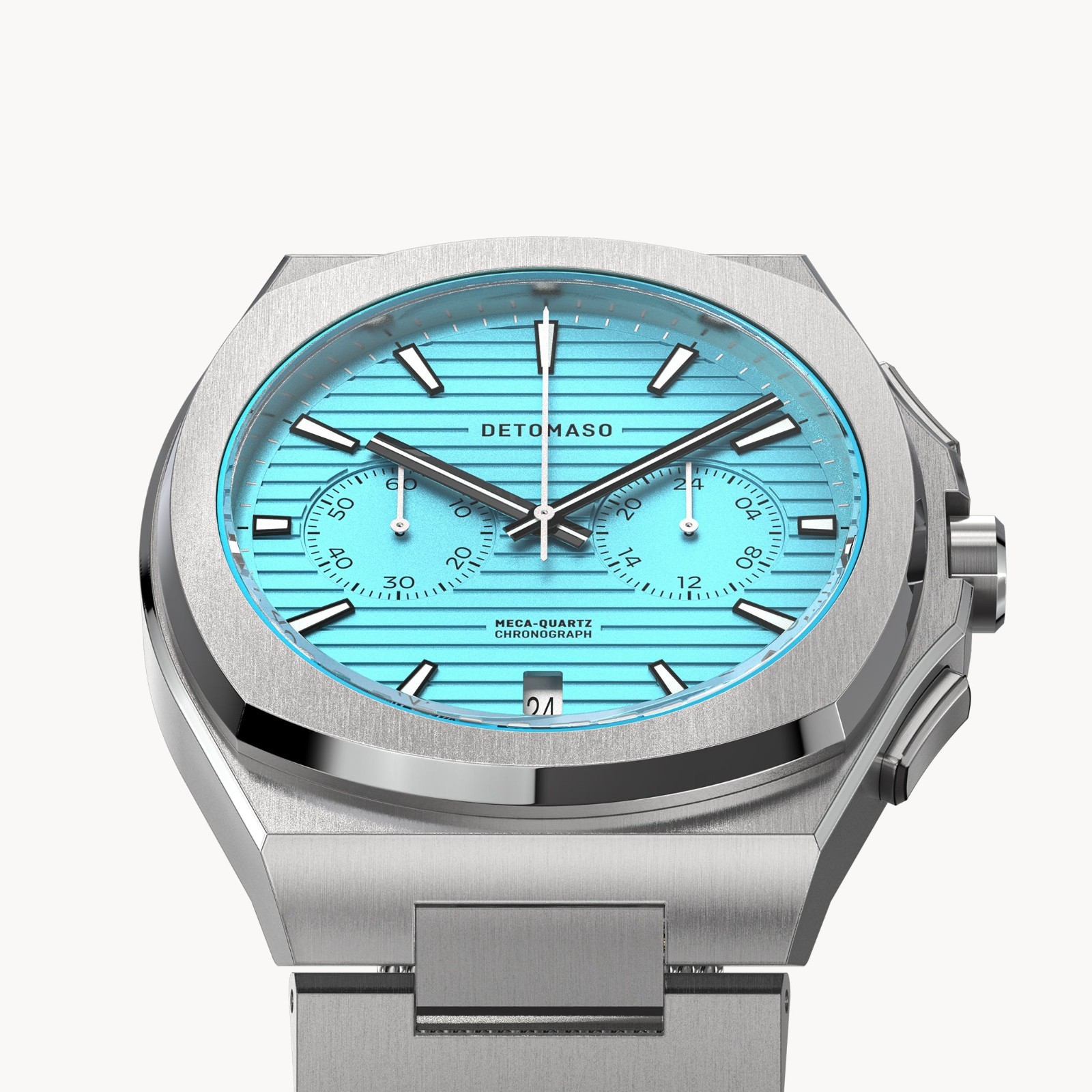 DETOMASO VOLTRE CHRONOGRAPH FIRST EDITION MINTY BLUE 42mm (Mesh) MSRP $299