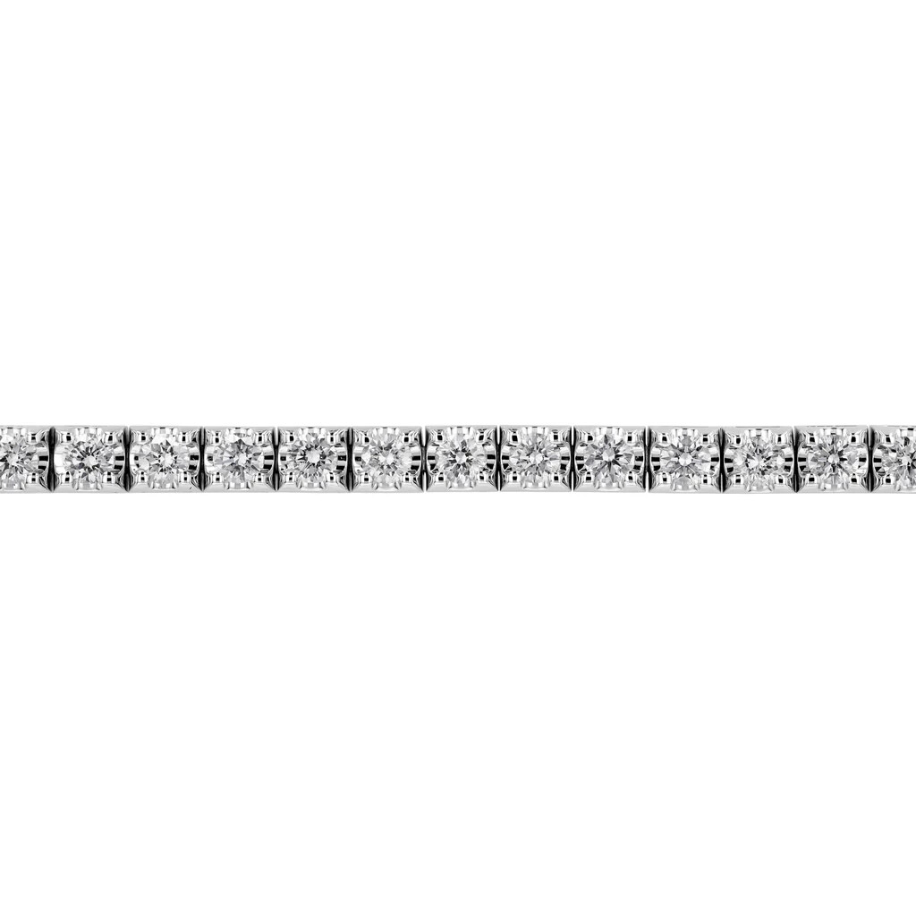 Women’s Tennis Bracelet 6.60cts Round Cut GHVS-SI Natural Diamond 14K White Gold