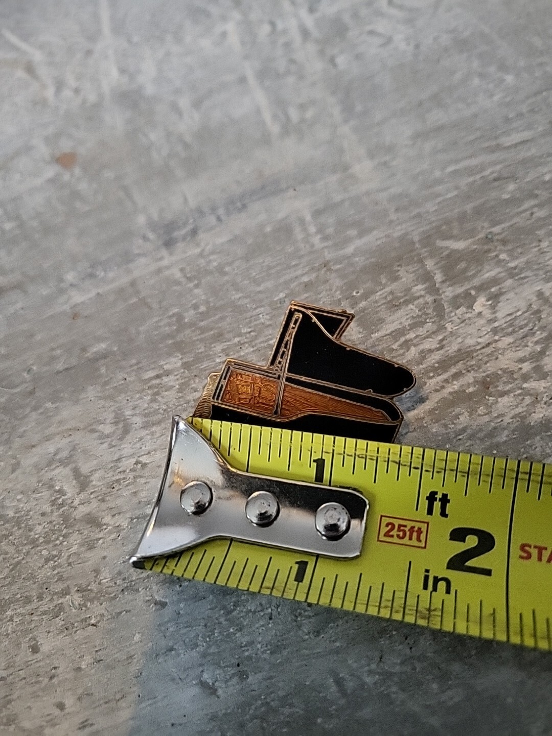 Vintage Future Primitive Steinway Grand Piano Enamel Pin