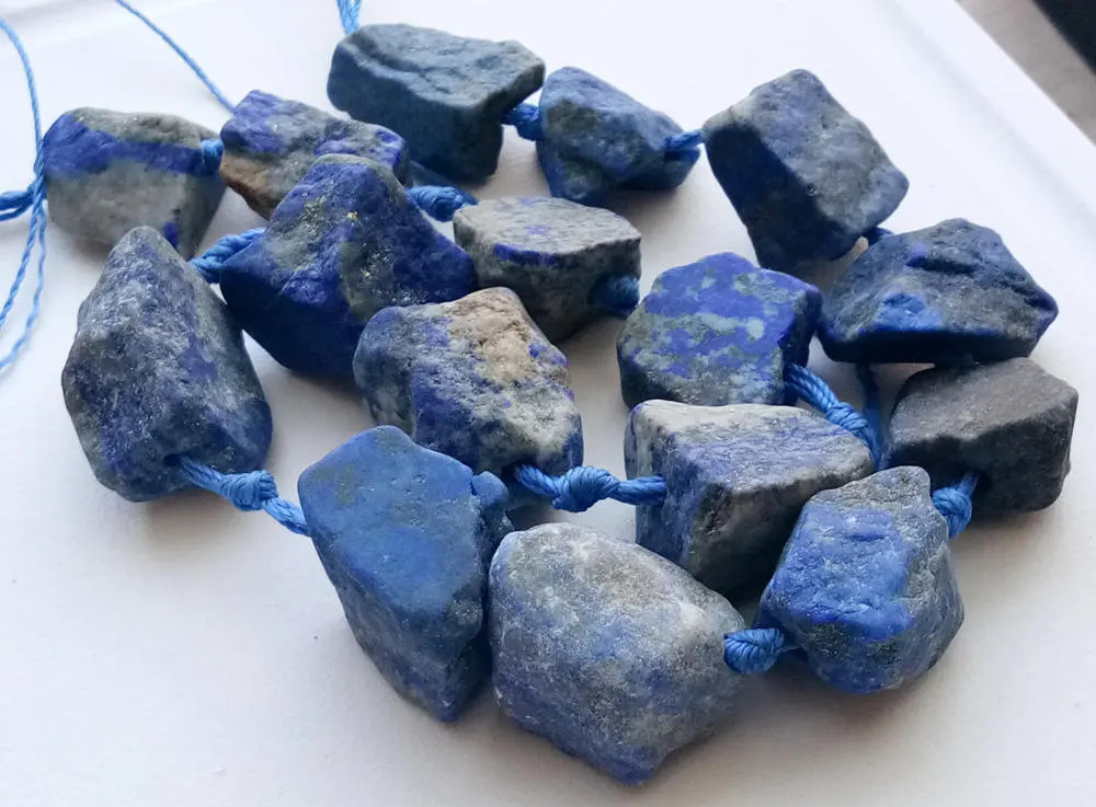 22-25mm Huge Raw Sodalite Stone, Natural Loose Rough Gemstone, Sodalite Rough