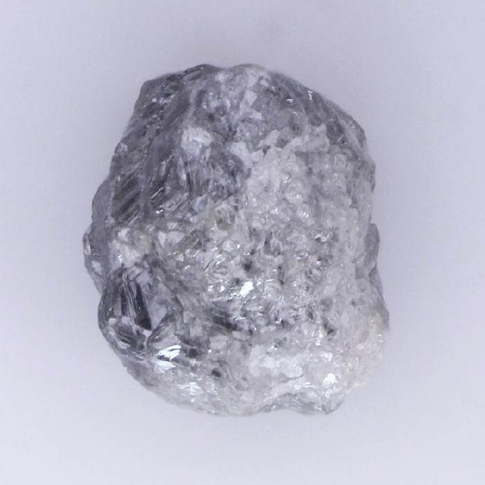 Loose Genuine Natural Raw Rough Diamond Rare Mineral 3.25 Carat Grayish Color