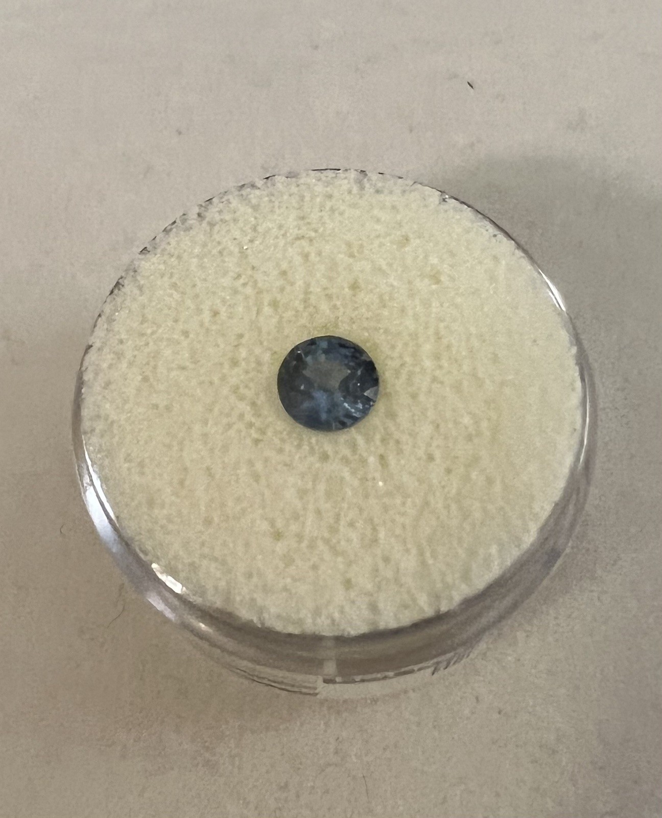 Blue Sapphire Gemstone 0.82ct 54mm Round Loose Stone