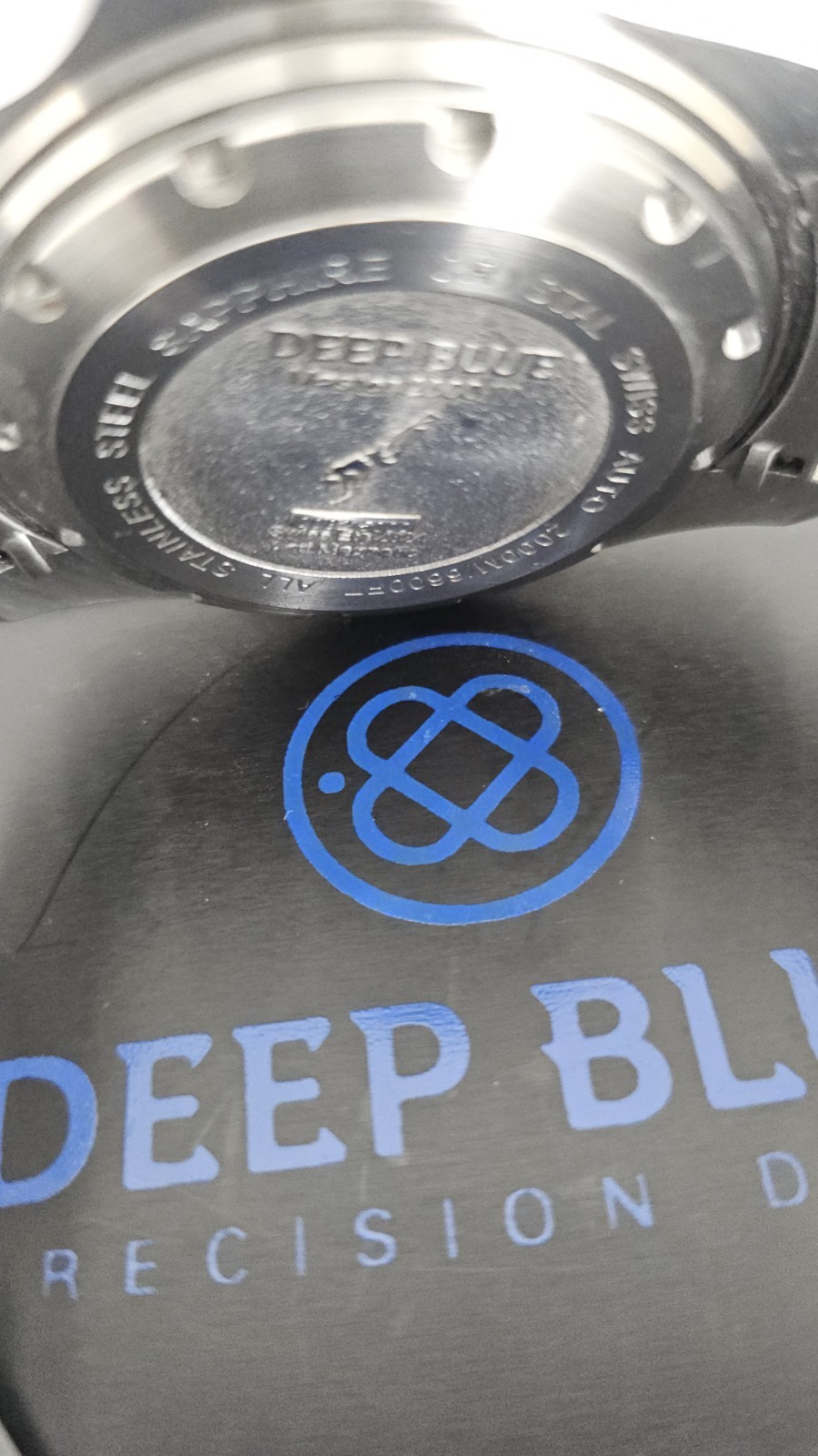 Deep Blue Master 2000 III Orange Lume Swiss Automatic Professional Divers Watch