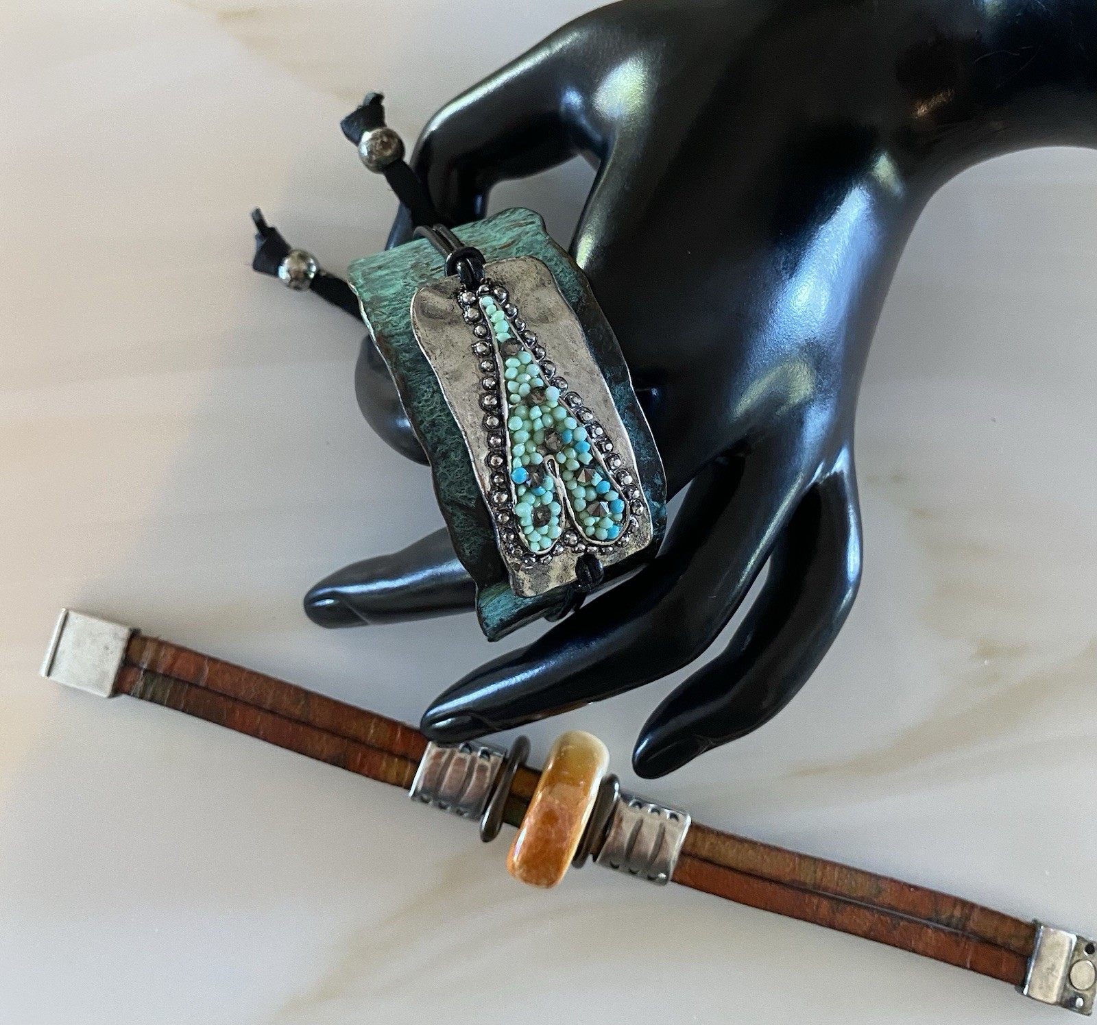 Two Bohemian Bracelets