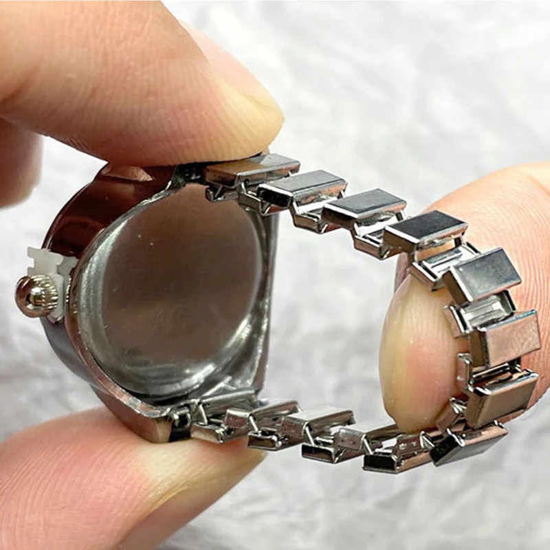 Kiss Jewelry Green Digital Quartz Finger Watch Rings for Women Men Couple