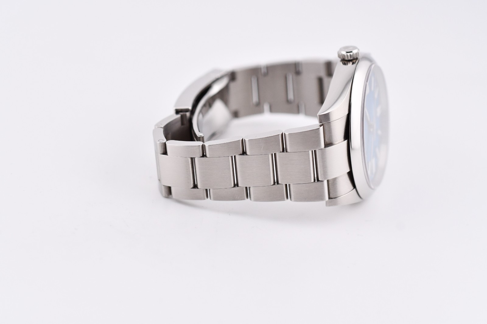 Rolex Oyster Perpetual 41mm Ref. 124300 Custom Blue Dial Box and Paper