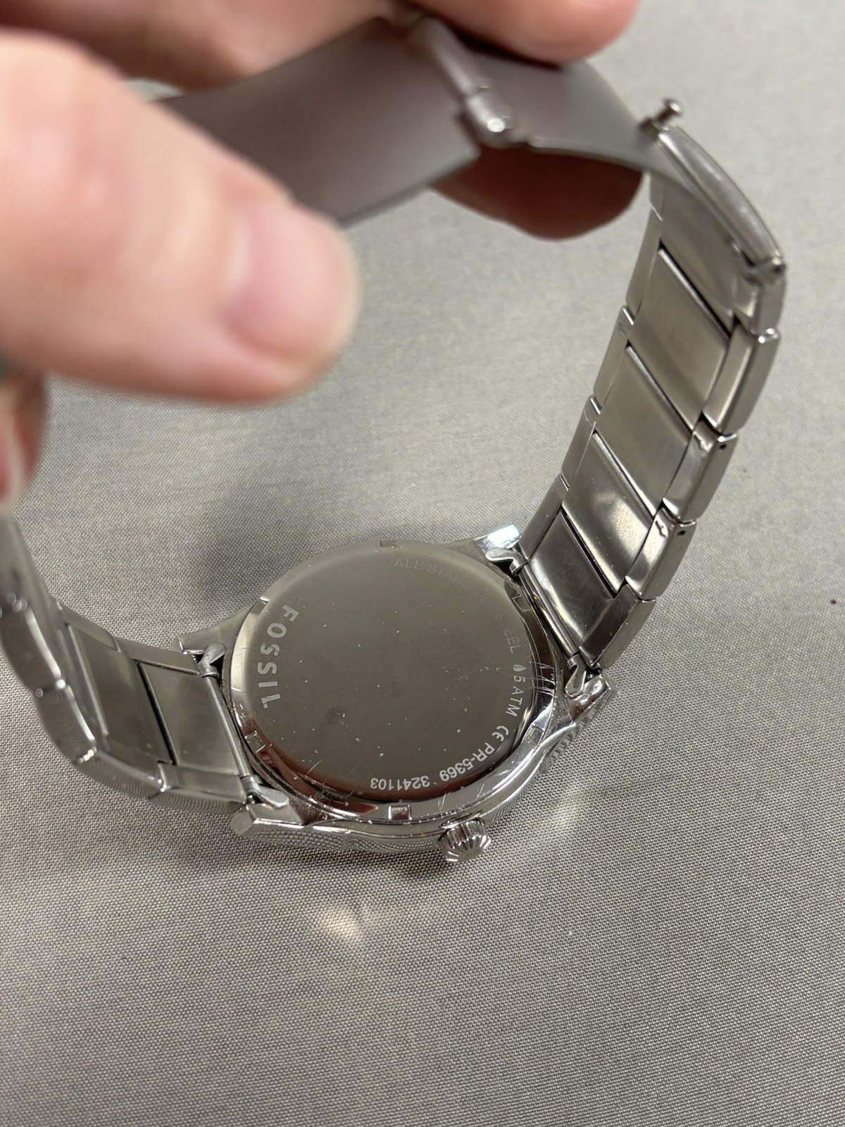 Fossil Bud Light PR-5369 NFL Football Beer Sponsor Mens Watch New Battery 43MM