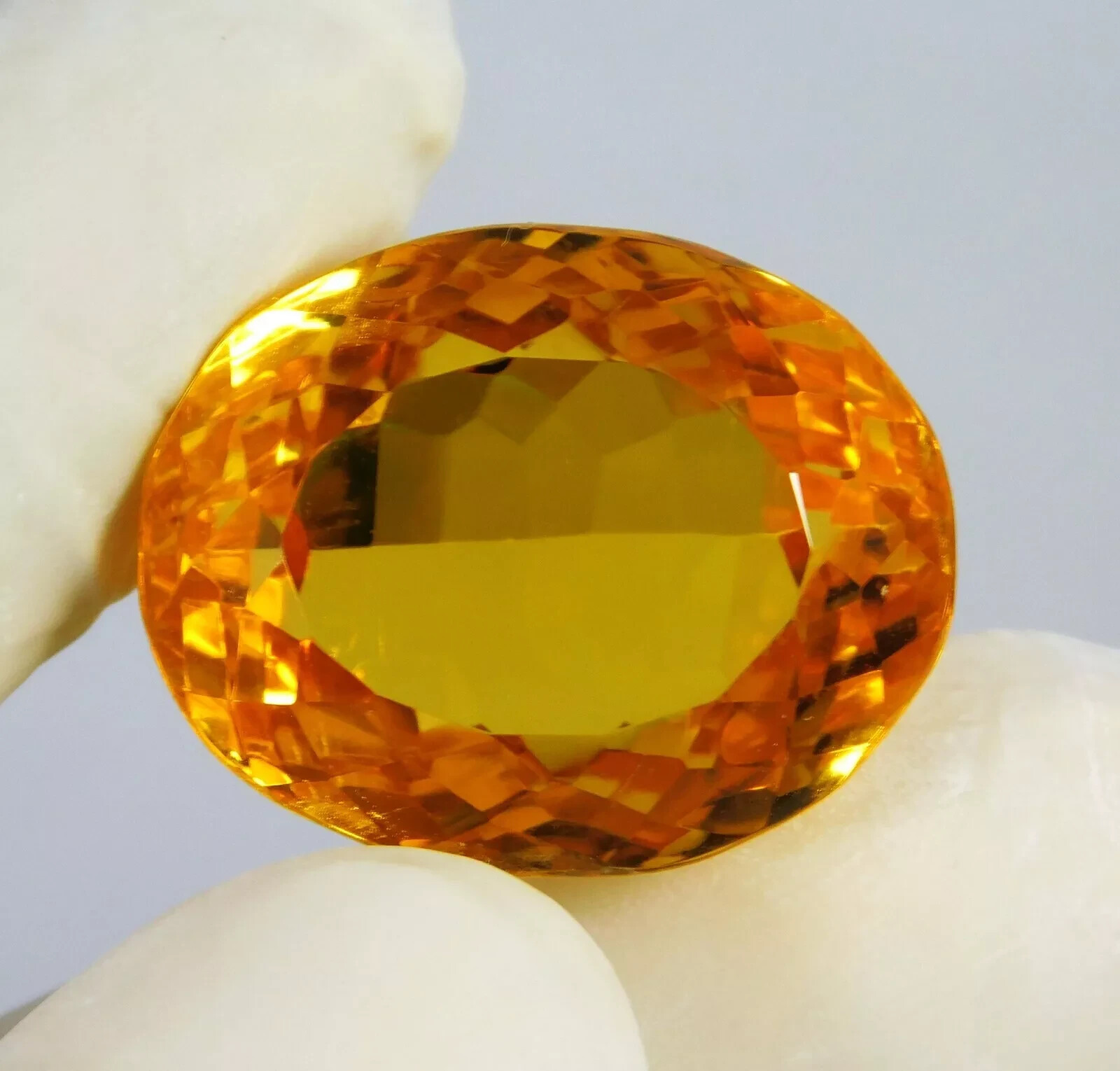 EGL Certified Natural 200.60 Ct Oval Cut Yellow Topaz Brazilian Loose Gemstone