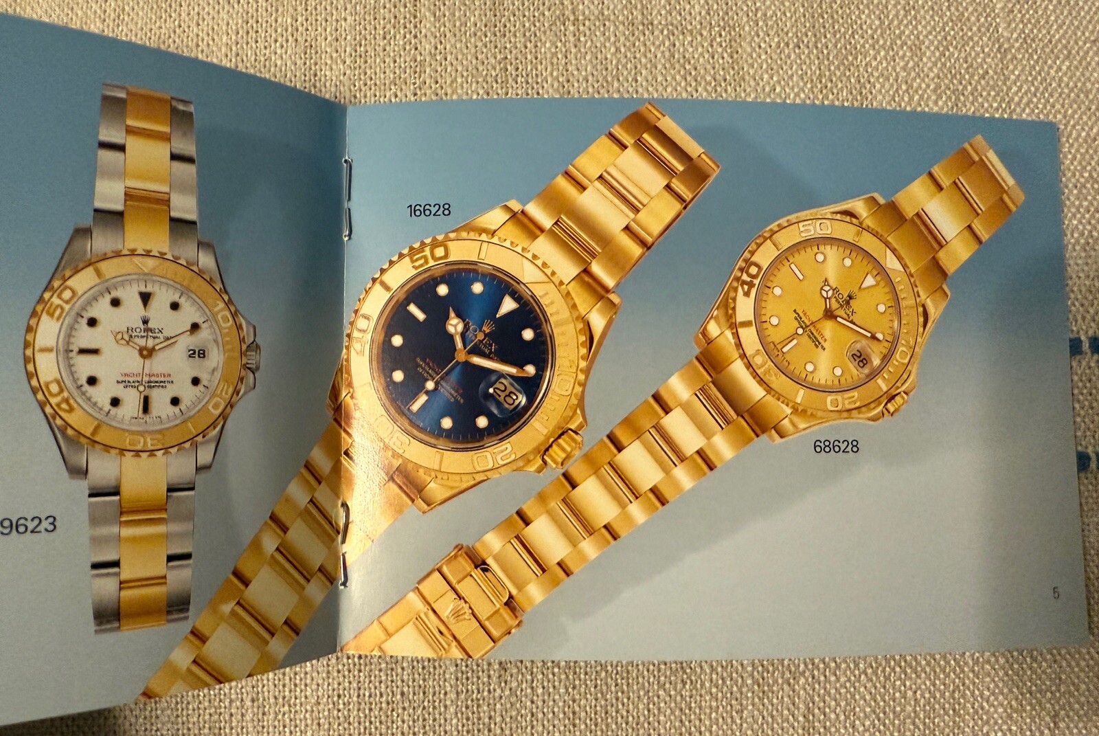 Vintage 1997 Rolex Yacht-Master Manual Booklet 69623 16628 68628 NOS!