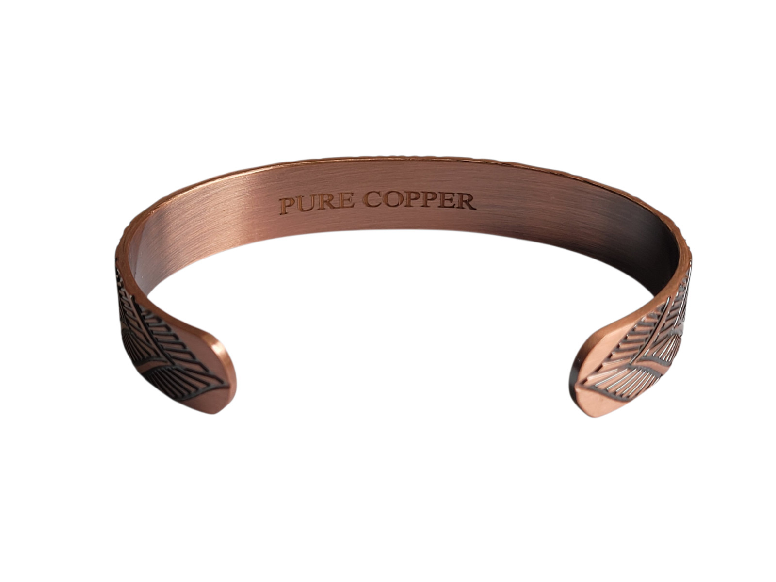 Artisan Pure Solid Copper Magnetic Bracelet Arthritis Therapy Cuff Geometric II