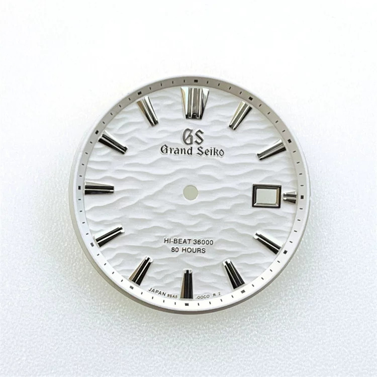 33.5mm Pattern GS Watch Dial No Luminous for NH35 Movement Watch Parts