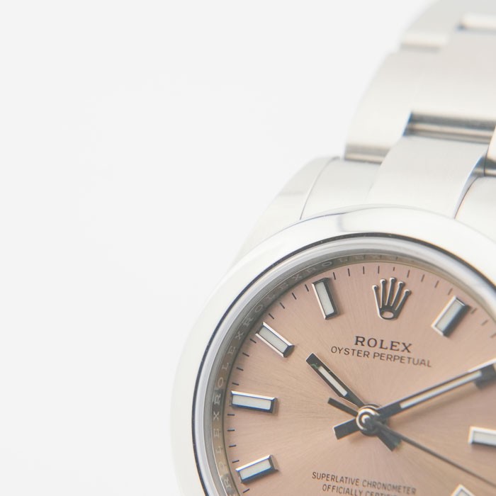 ROLEX Oyster Perpetual 28 276200 Pink Warranty 2021 Box/Paper