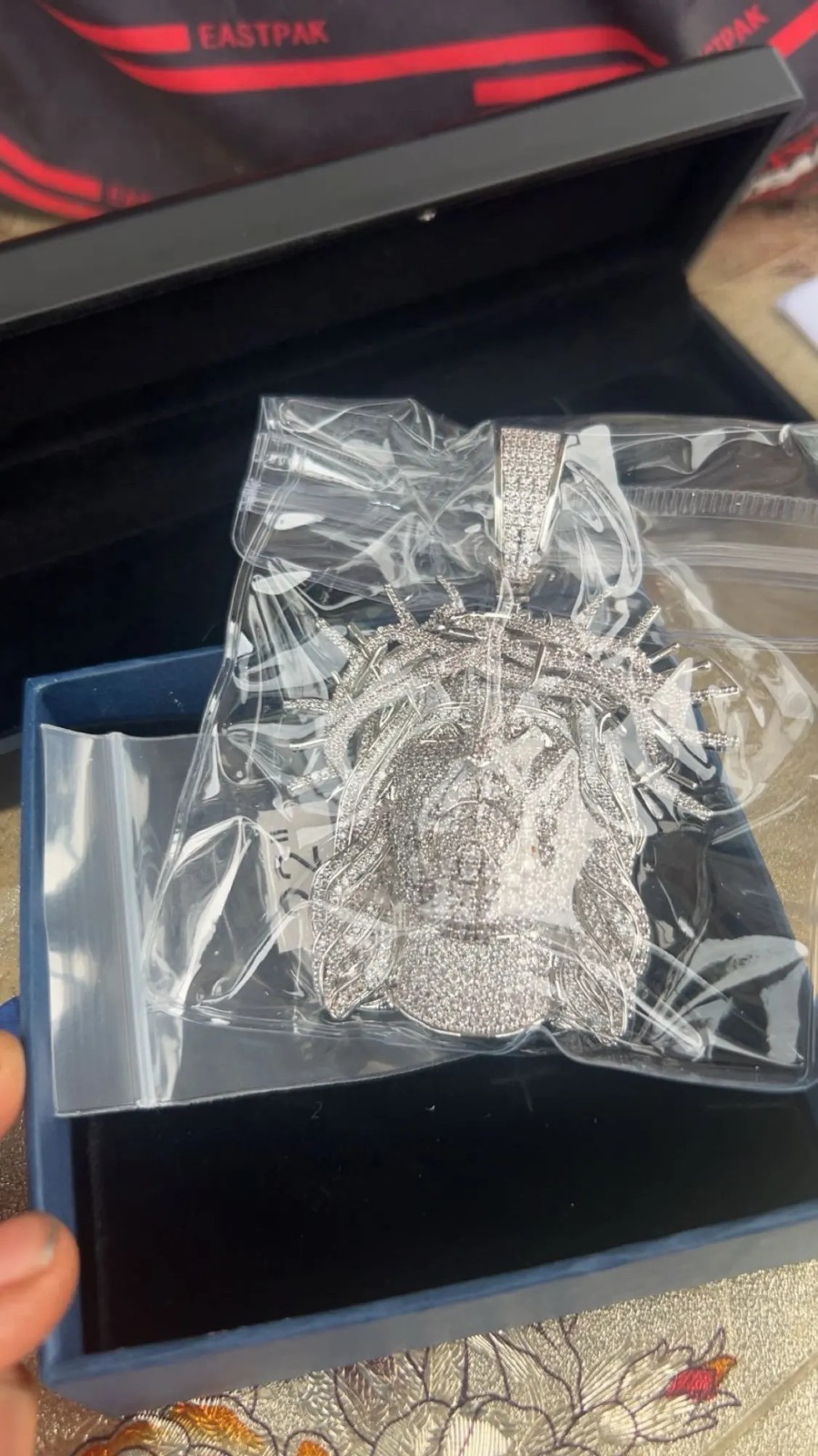 Iced Out Ratten Jesus Necklace Pendant for Men – Hip Hop Fashion Jewelry