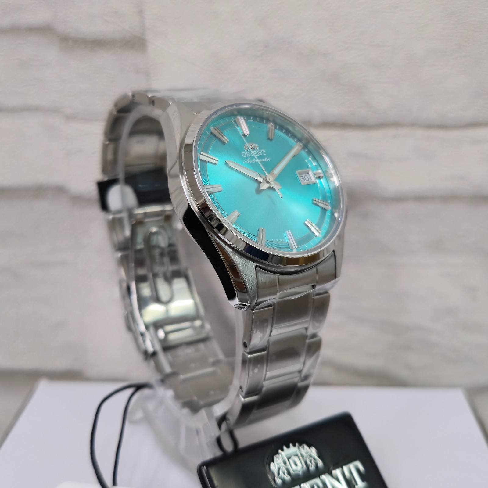 Orient Stretto Date RA-AC0R06 Limited Edition Green Dial New Full Set Mens Watch