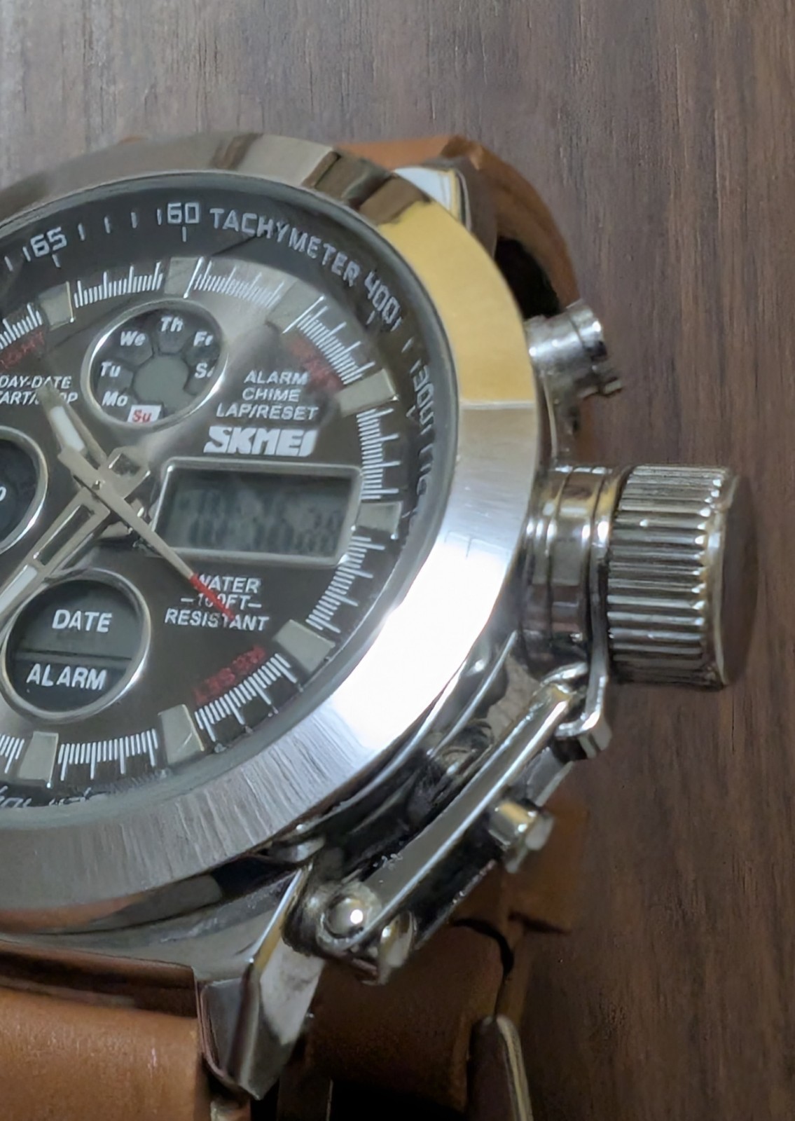 SKMEI 1515 Watch Sport Business Date Analog Digital Watch 3Bar Waterproof
