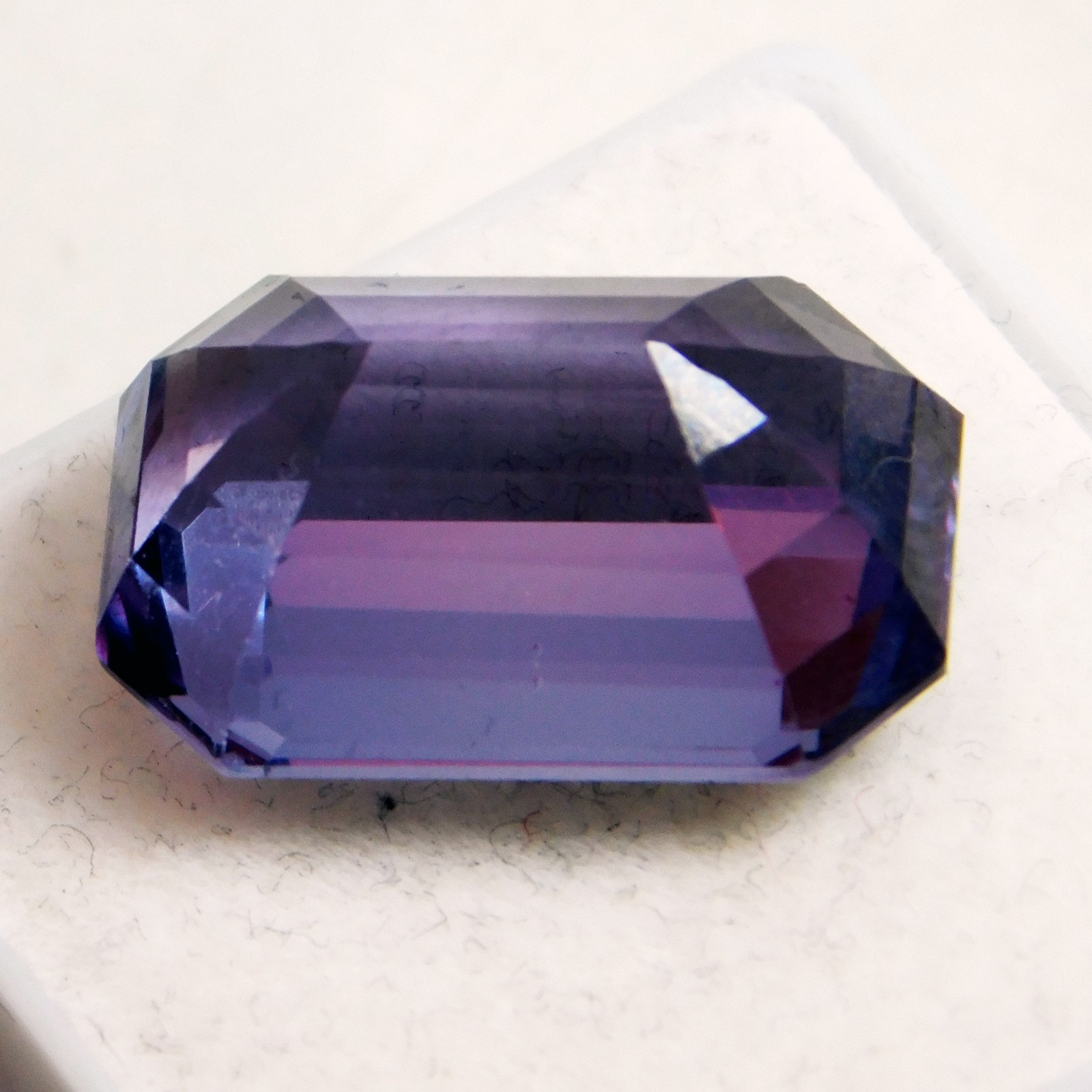 20.00 Ct Natural Color Change Alexandrite Emerald Cut Certified Loose Gemstone