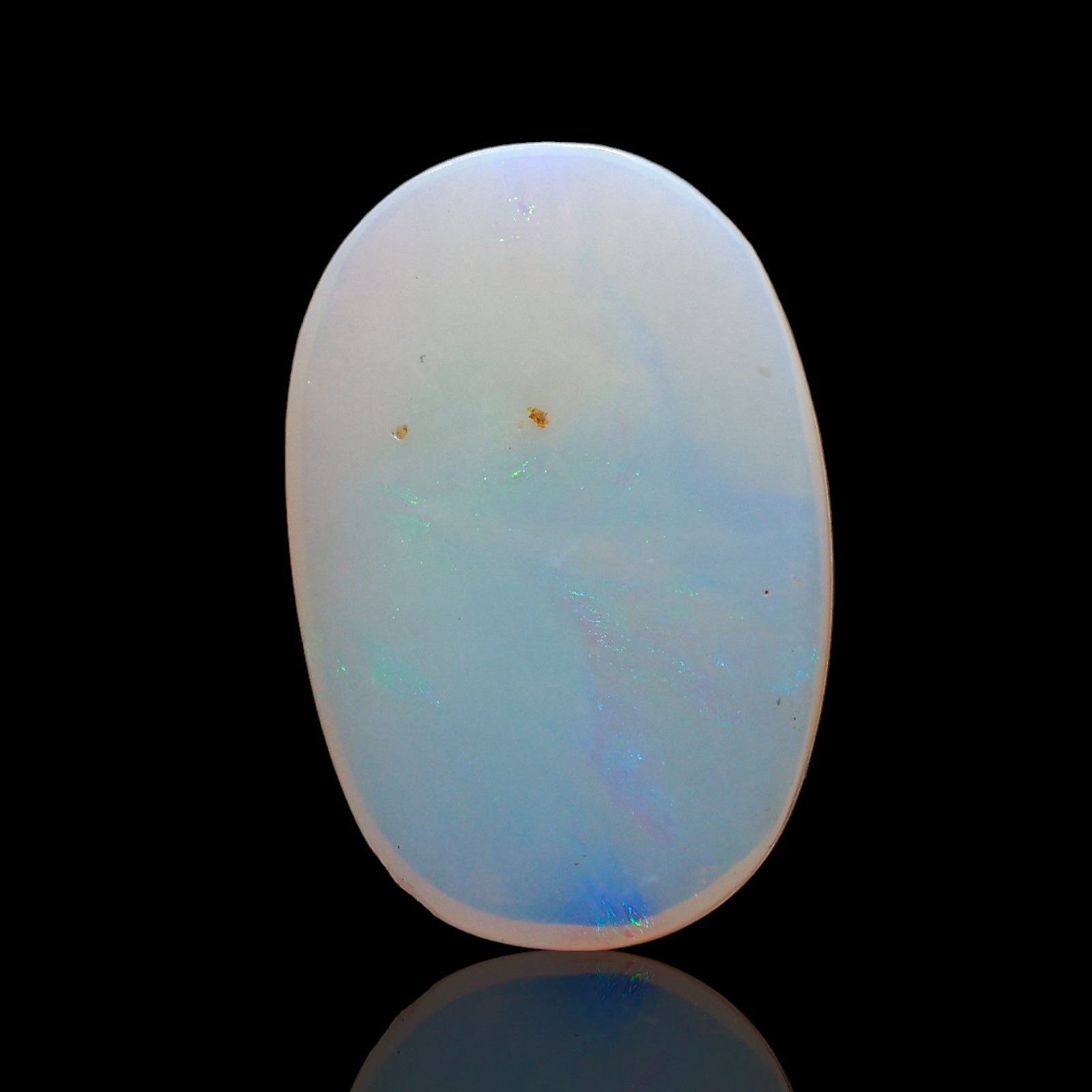3.00 Cts Natural Fire Opal Gemstone Oval Astrology Cabochon 16x11x2 mm