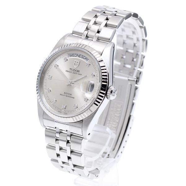 Tudor Prince Date 76214 36mm SS Silver Dial Automatic Day-Date Watch #C5067
