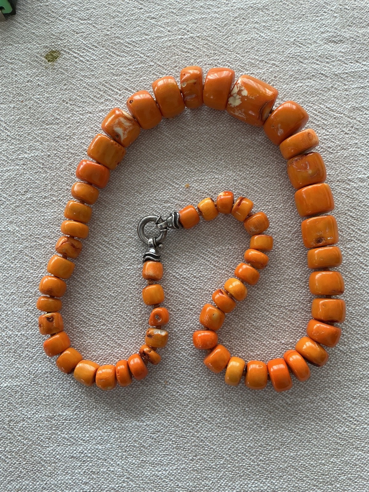 Solid Tibetan Coral Necklace