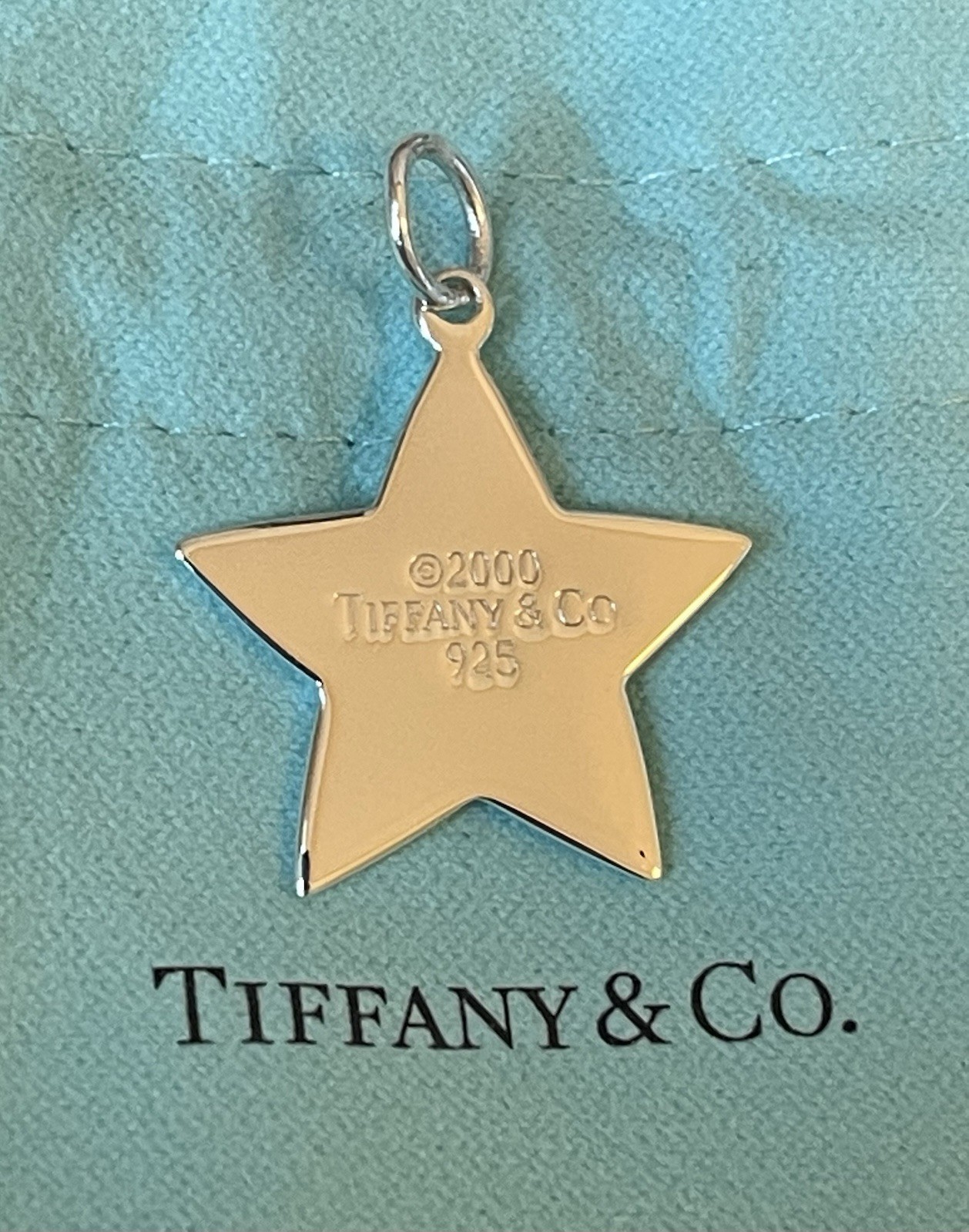 Tiffany & Co. Star Sterling Silver .925 Charm Pendant