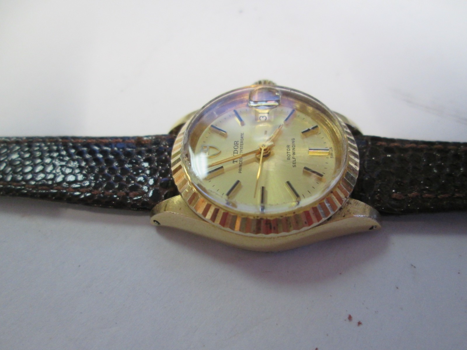 Ladies Tudor Princess Oysterdate Automatic Watch Ref 7637/13 NON-ORIGINAL BAND