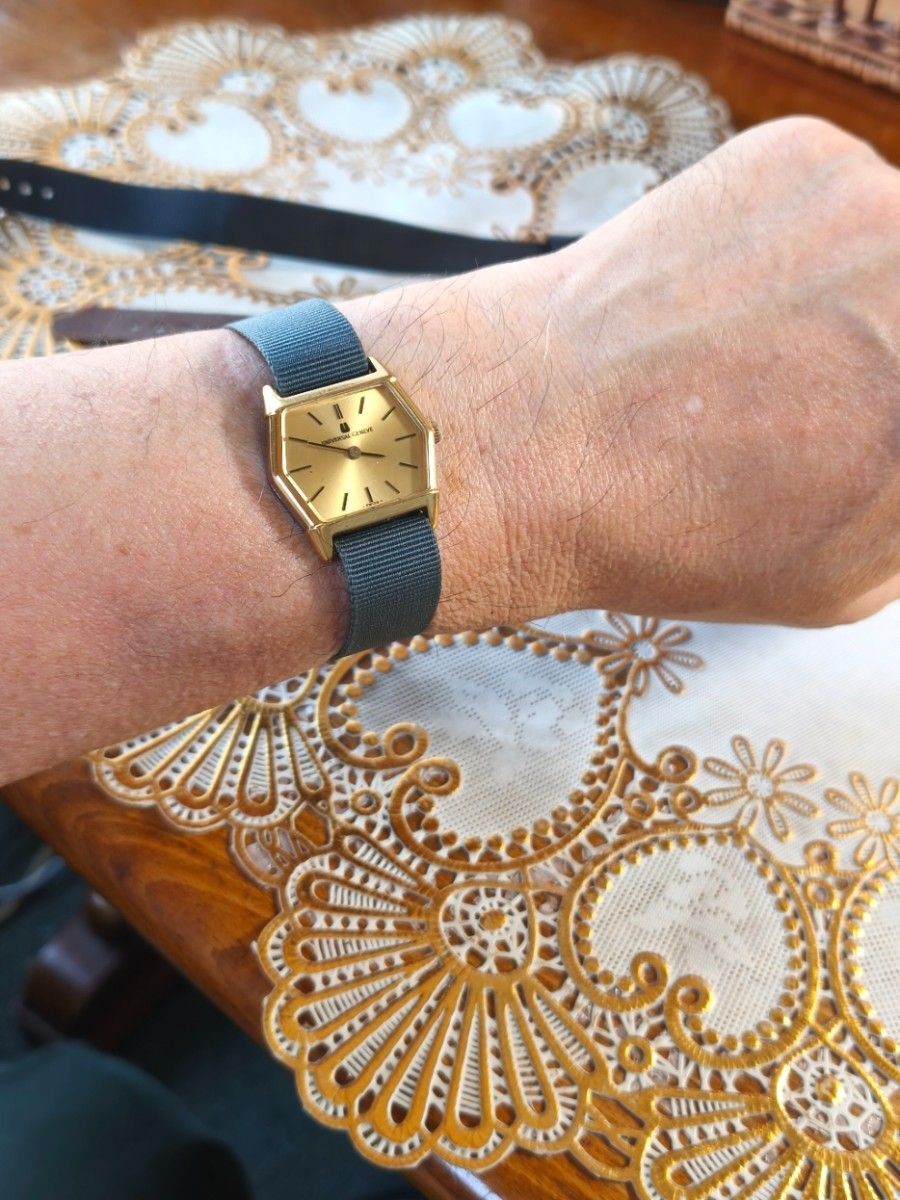 [B1P] Universal Geneve Hexagon 1970s Vintage Dress Watch [m8k]