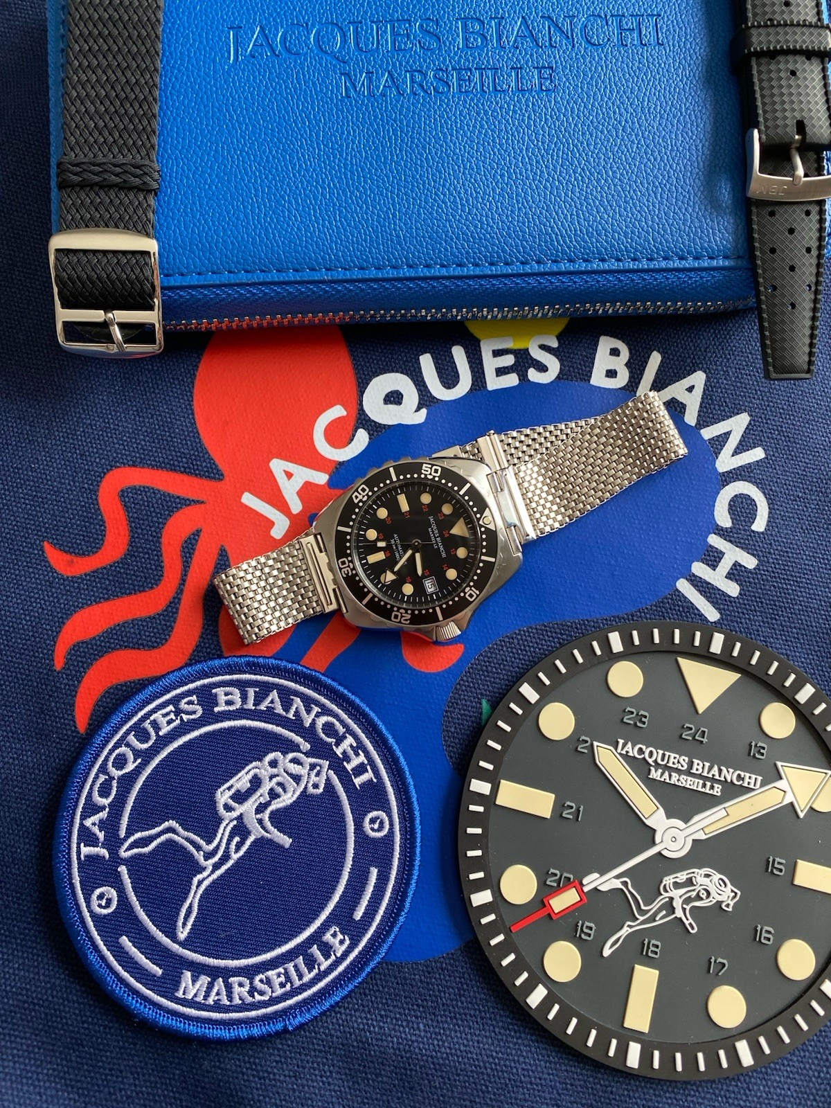 Serial# “001”/500 Rare Jacques Bianchi JB300 French Army Re-edition Divers Watch