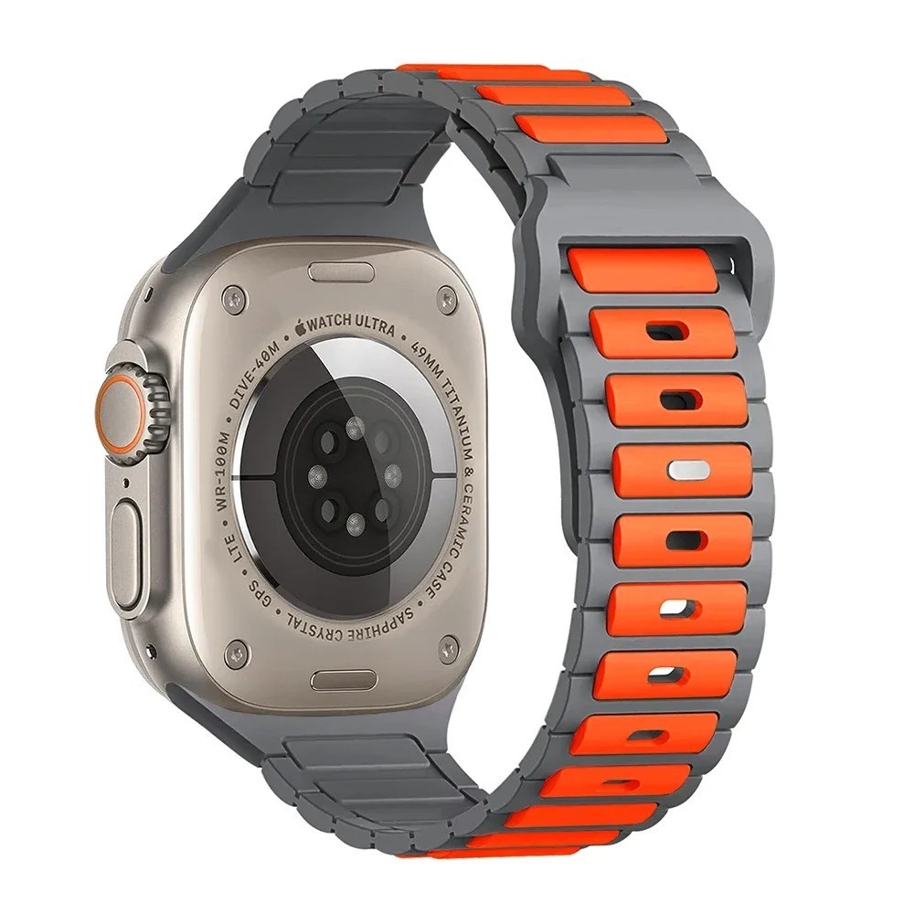 For Apple Watch Series Ultra 2 10 9 8 7 6 iWatch 49mm Silicone Sport Band Strap