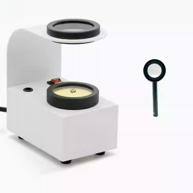 Desktop Polariscope Built-in Gemstone Gem Jewel Jewelry Polarizer Tester Tool