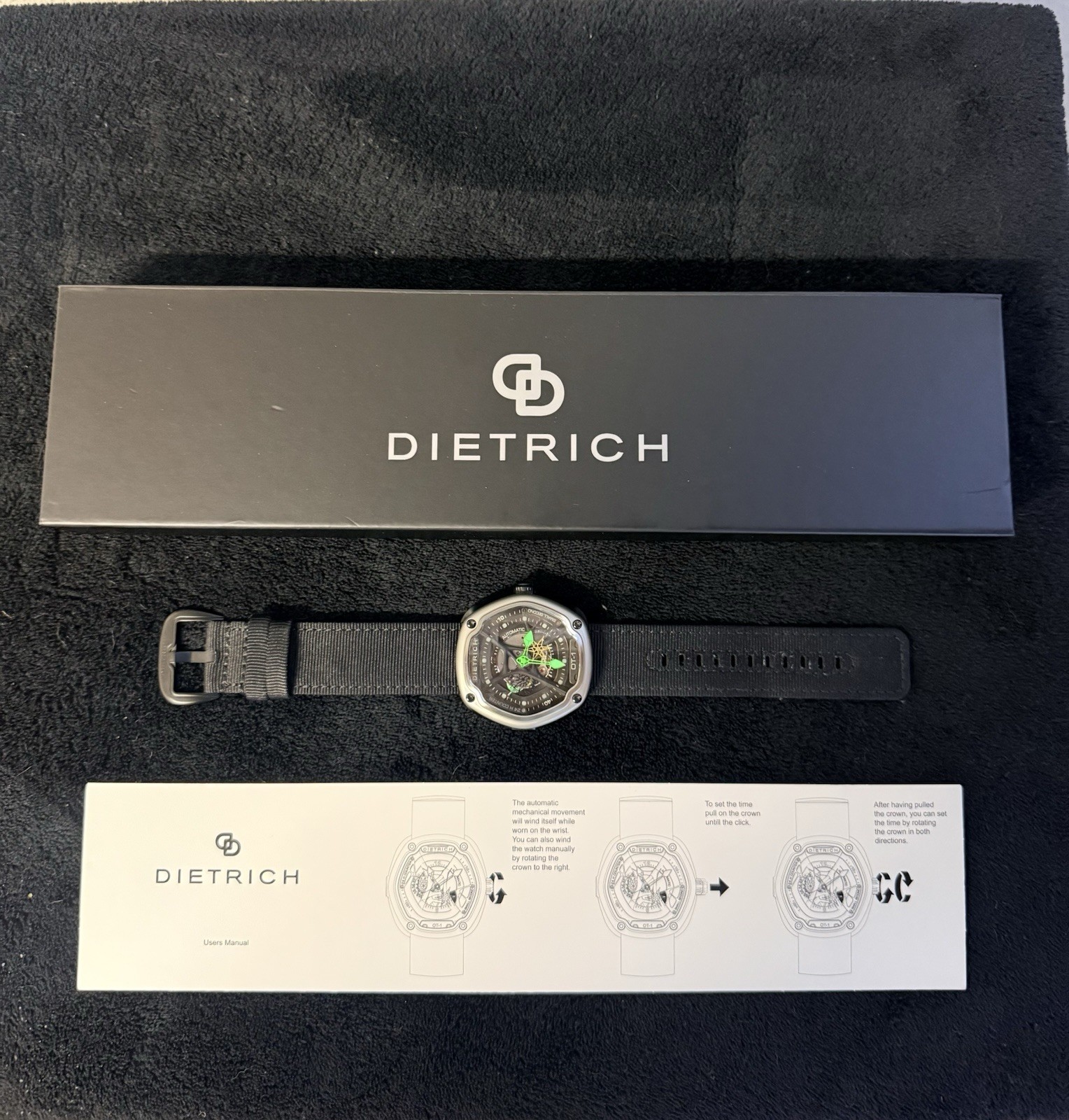 Dietrich OT-1 Men’s Automatic Wristwatch 48mm Organic Time