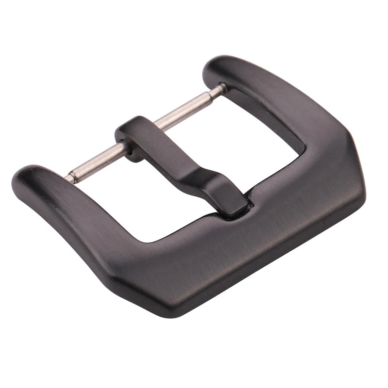 18mm 20mm 22mm 24mm Men Metal Watch Buckle Brushed 316L Stainless Steel Clasp