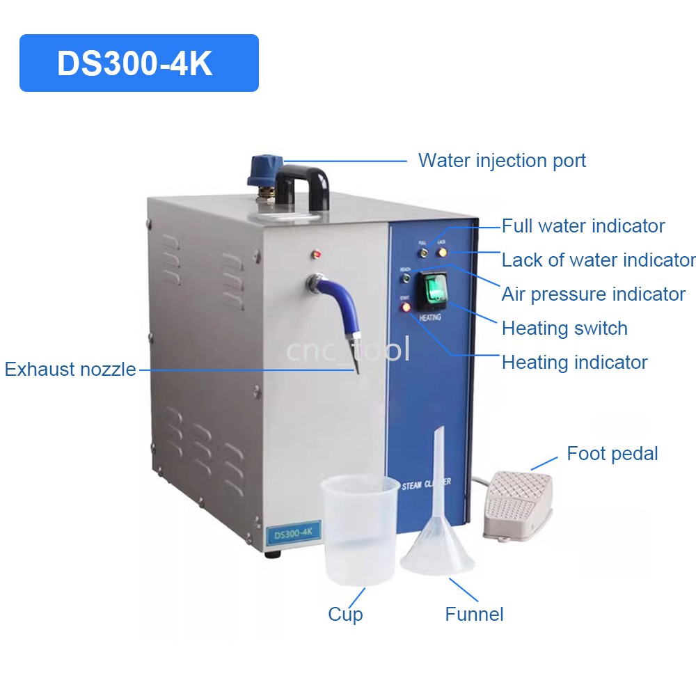 2L / 3L Electric Jewelry Steam Cleaner Gem Washer Jewelry Steam Cleaning Machine