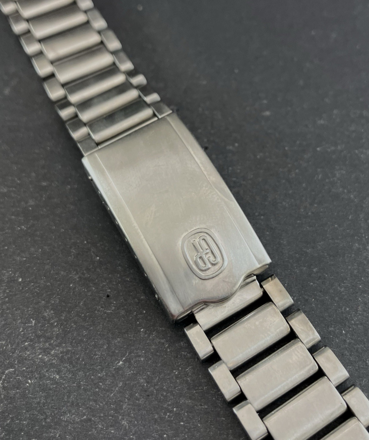 GIRARD PERREGAUX JB Champion USA Bracelet for Gyromatic. 20mm Ends. Ca 1973