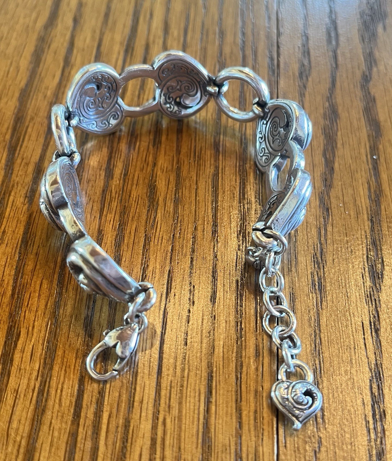 BRIGHTON Penelope Heart Bracelet Retired Design 7-8.5″